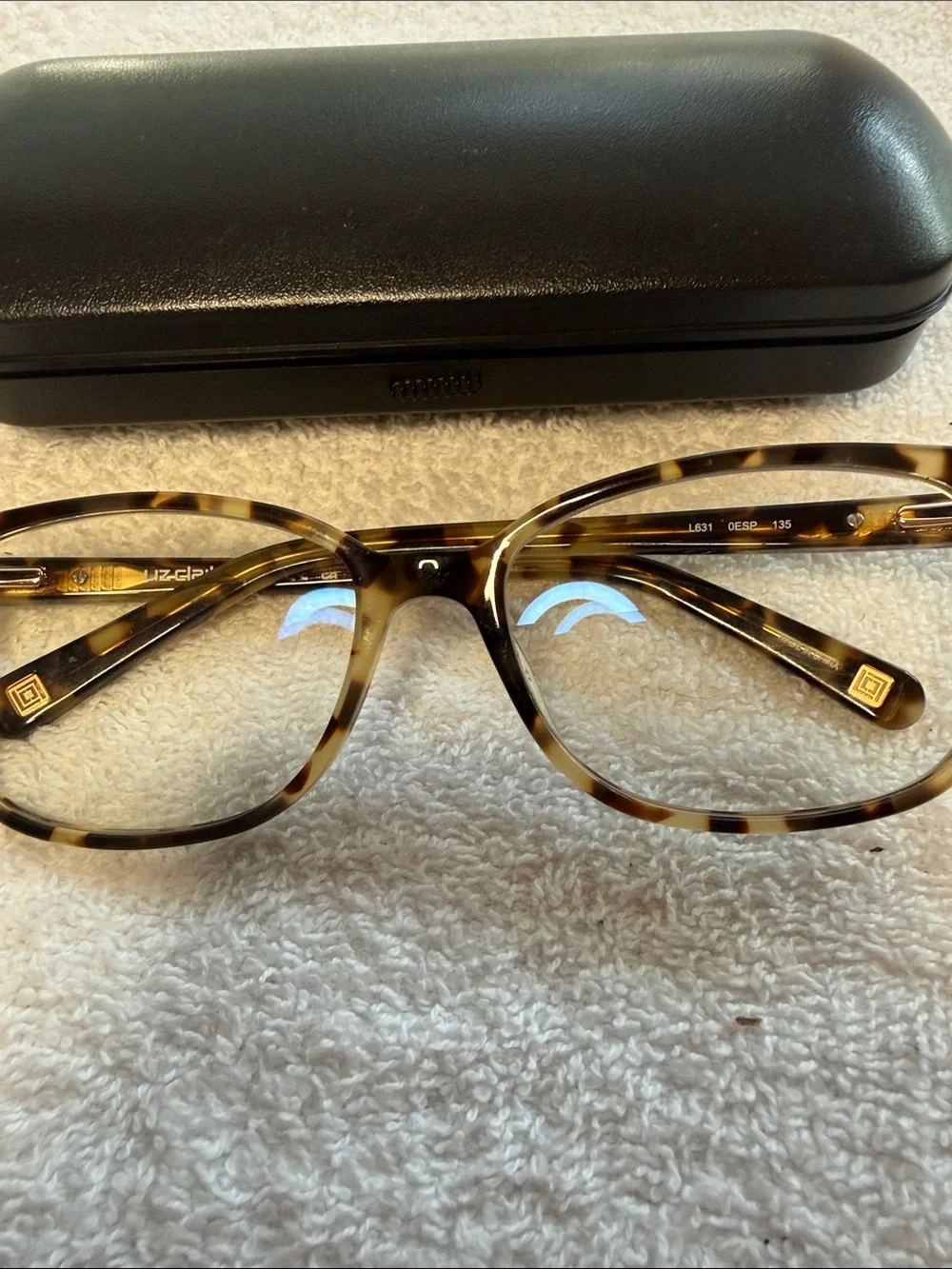 Liz Claiborne Eyeglasses Womens Tortoise L631 0ESP Full Rim Frames Only 52-16-13